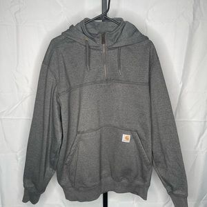 Carhartt Mens Large Original Fit Quarter-Zip Sweatshirt